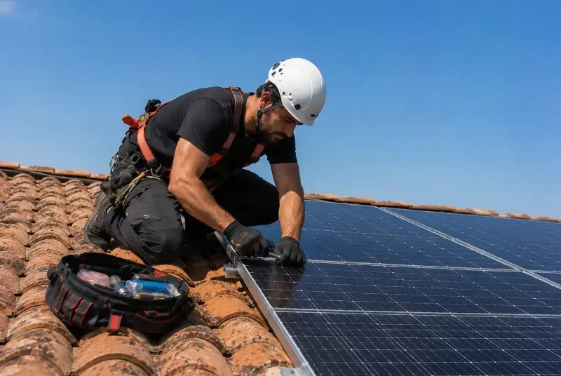 Maintenance et monitoring de panneaux solaires à Pouillé