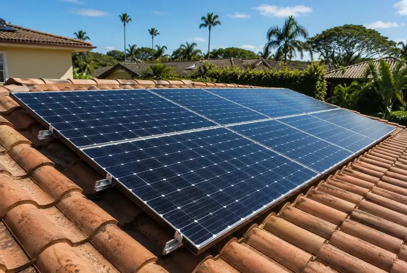 Installation de panneaux solaires à Pouillé